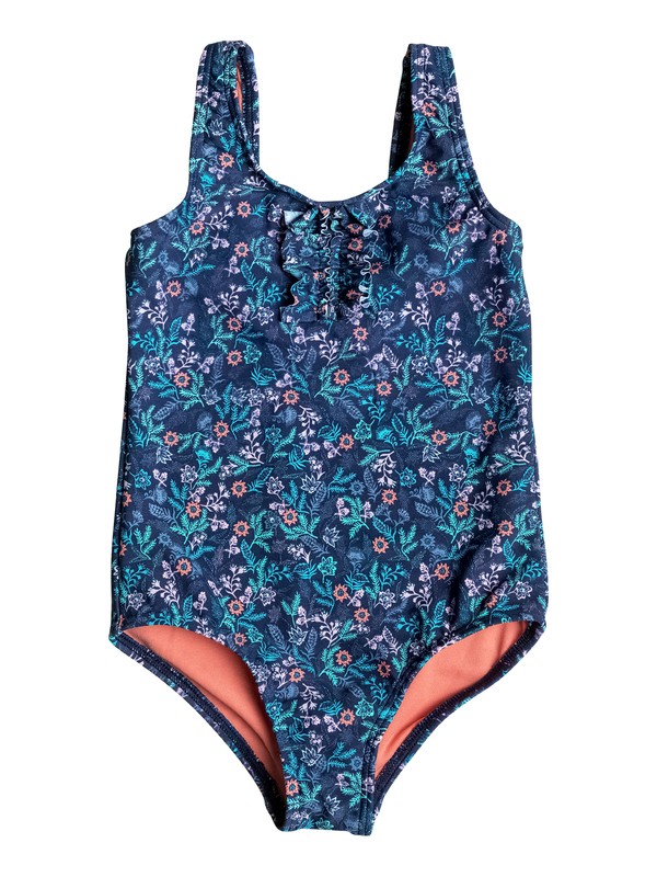 BEACH BOUND ONE PIECE ERLX103014 0 Girls 2-6 Beach Bound One Piece Swimsuit ERLX103014 Roxy