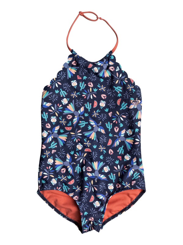 ROXY BIRDY ONE PIECE COROLLE ERLX103021 0 Girls 2-6 Roxy Birdy One Piece Swimsuit ERLX103021 Roxy