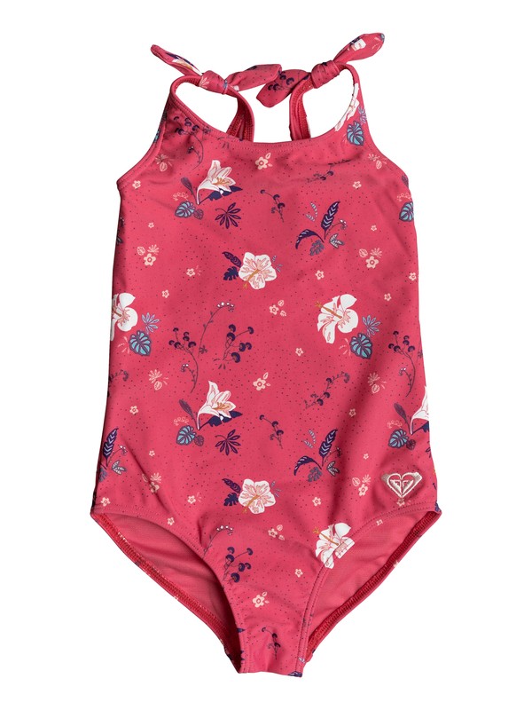 roxy, Girls 2-6 ROXY Mermaid OnePiece Swimsuit, ROUGE RED TROPICOOL (mlj8) 0 Girls 2-6 ROXY Mermaid OnePiece Swimsuit Pink ERLX103022 Roxy