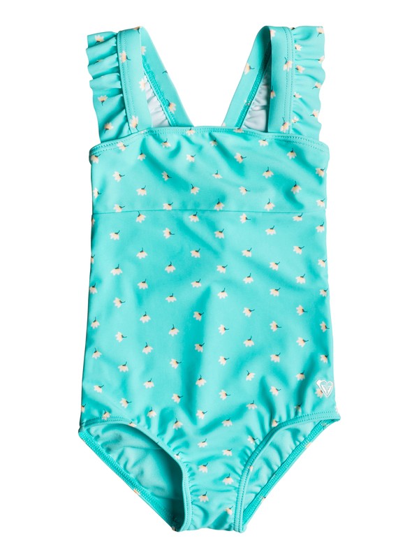 roxy, Girls 2-6 Baby Saguaro One Piece Swimsuit, bgm6 (bgm6) 0 Girls 2-6 Baby Saguaro One Piece Swimsuit Blue ERLX103026 Roxy
