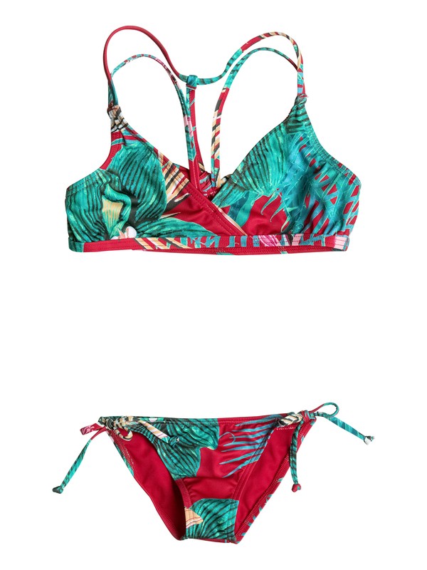 CUBA GANG TW ATHLETIC TRI SET ERLX203028 0 Girls 2-6 Cuba Gang Athletic Tri Bikini Set ERLX203028 Roxy
