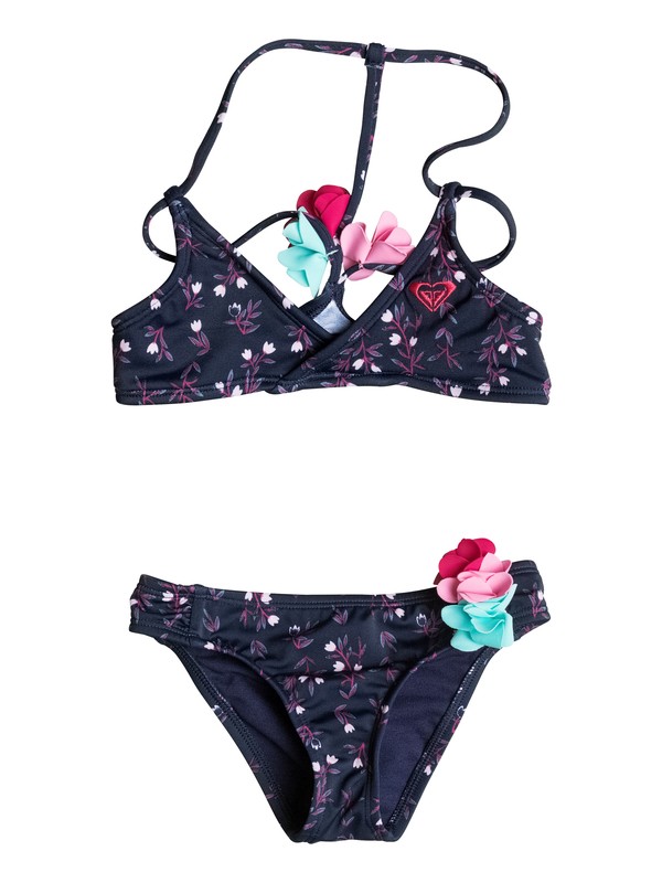 ROXY STAR BOHO ATHLETIC TRI SE ERLX203034 0 Girls 2-6 Roxy Star Boho Athletic Tri Bikini Set ERLX203034 Roxy