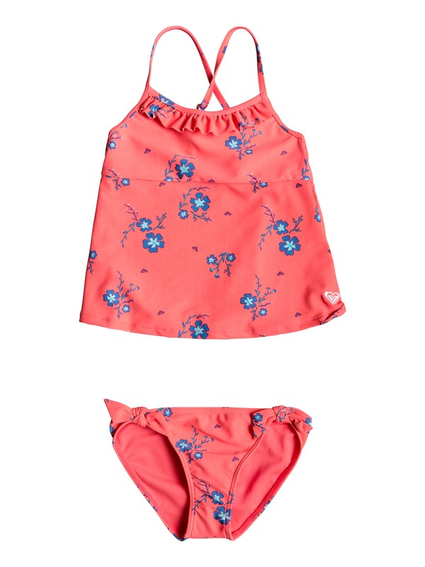 roxy, Girls 2-6 Chill After Tankini Set, ODALISCA SWIM SPACED OUT FLORA (rlg6) 0 Girls 2-6 Chill After Tankini Set Red ERLX203059 Roxy
