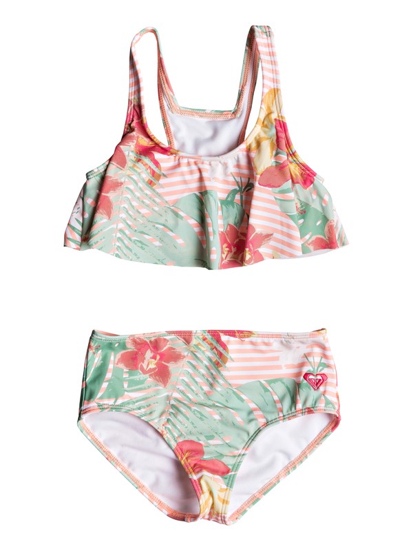 roxy, Conjunto de Bikini con movimiento Lush Florals, SOUFFLE ULUWATU STRIPE SWIM (mfg7) 0 Conjunto de Bikini con movimiento Lush Florals Rosa ERLX203070 Roxy