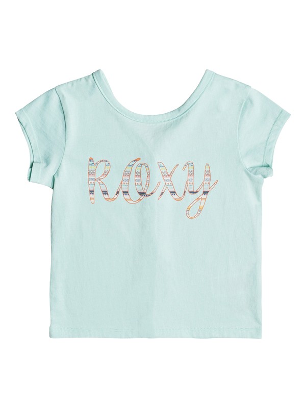 TORTILLA BISCUIT LIVIN DREAM ERLZT03104 0 Girls 2-6 Tortilla Biscuit Livin Dream Button Back Tee ERLZT03104 Roxy