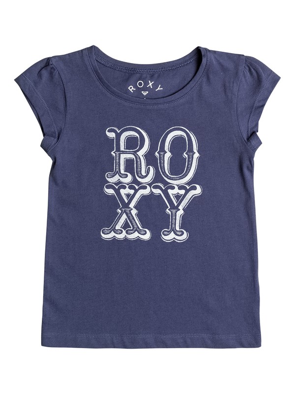 roxy, Girls 2-6 My Sun My Earth Tee, NIGHTSHADOW BLUE (bpt0) 0 Girls 2-6 My Sun My Earth Tee ERLZT03106 Roxy