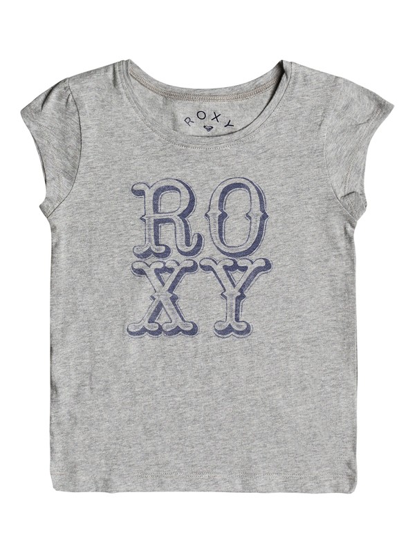 roxy, Niñas 2-6 Camiseta My Sun My Earth, HERITAGE HEATHER (sgrh) 0 Niñas 2-6 Camiseta My Sun My Earth Gris ERLZT03106 Roxy