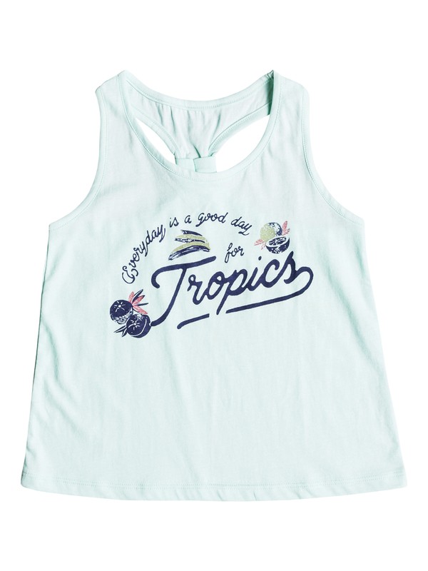 roxy, Girls 2-6 Wish You Well Is A Good Tank Top, BLUE LIGHT (bek0) 0 Girls 2-6 Wish You Well Is A Good Tank Top Blue ERLZT03119 Roxy
