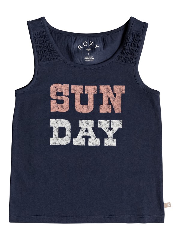 roxy, Girls 2-6 Wayfaring Stranger Tank, DRESS BLUES (btk0) 0 Girls 2-6 Wayfaring Stranger Tank Blue ERLZT03129 Roxy