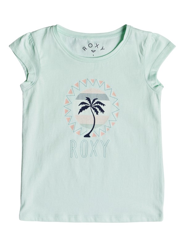 roxy, Girls 2-6 Moid Tee, BAY (gbn0) 0 Girls 2-6 Moid Tee Green ERLZT03131 Roxy