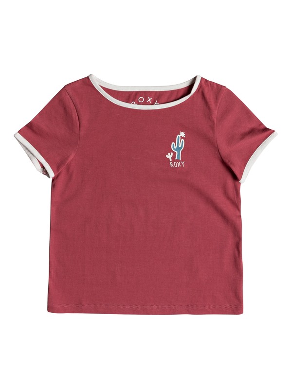 roxy, Girls 2-6 Time's Up Tee, HOLLY BERRY (mmt0) 0 Girls 2-6 Time's Up Tee Pink ERLZT03133 Roxy