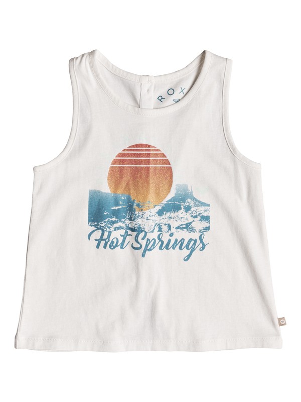 roxy, Girls 2-6 Shining Sun Tank, MARSHMALLOW (wbt0) 0 Girls 2-6 Shining Sun Tank White ERLZT03135 Roxy