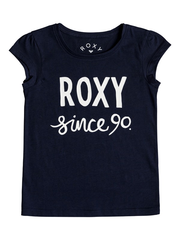 roxy, Girls 2-6 Moid Sketch Day Cap Sleeve Tee, DRESS BLUES (btk0) 0 Girls 2-6 Moid Sketch Day Cap Sleeve Tee Blue ERLZT03139 Roxy