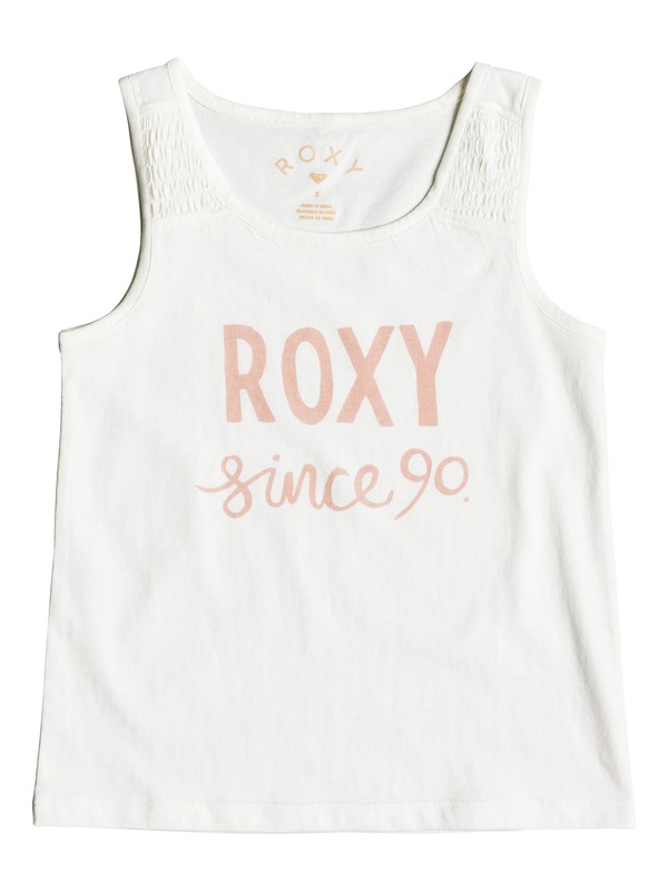 roxy, Girls 2-6 Wayfaring Stranger Sketch Day Tank Top, MARSHMALLOW (wbt0) 0 Girls 2-6 Wayfaring Stranger Sketch Day Tank Top White ERLZT03140 Roxy