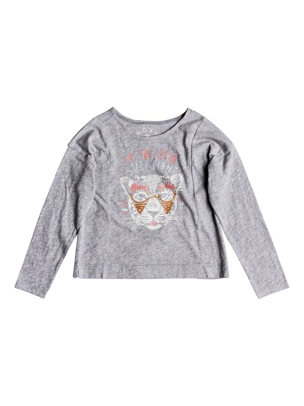 roxy, Made Of Gold Surf - T shirt manches longues pour Fille 2-7 ans, HERITAGE HEATHER (sgrh) 0 Made Of Gold Surf - T shirt manches longues pour Fille 2-7 ans Gris ERLZT03147 Roxy