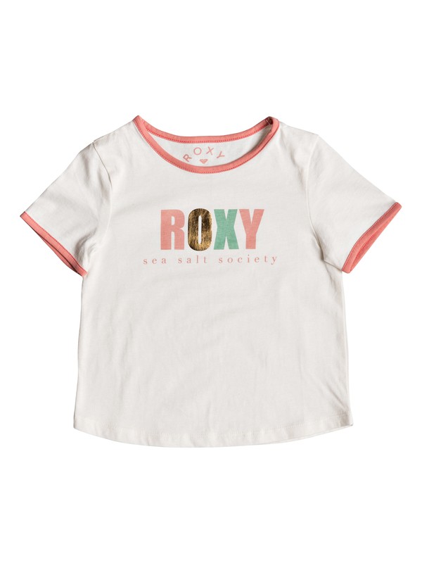 roxy, Girl's 2-6 Song For A Tee, MARSHMALLOW (wbt0) 0 Girl's 2-6 Song For A Tee White ERLZT03163 Roxy