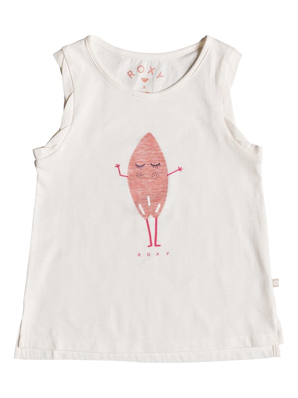 roxy, Playera Sin Mangas Mystery Light Cute Surfer, MARSHMALLOW (wbt0) 0 Playera Sin Mangas Mystery Light Cute Surfer Blanco ERLZT03175 Roxy