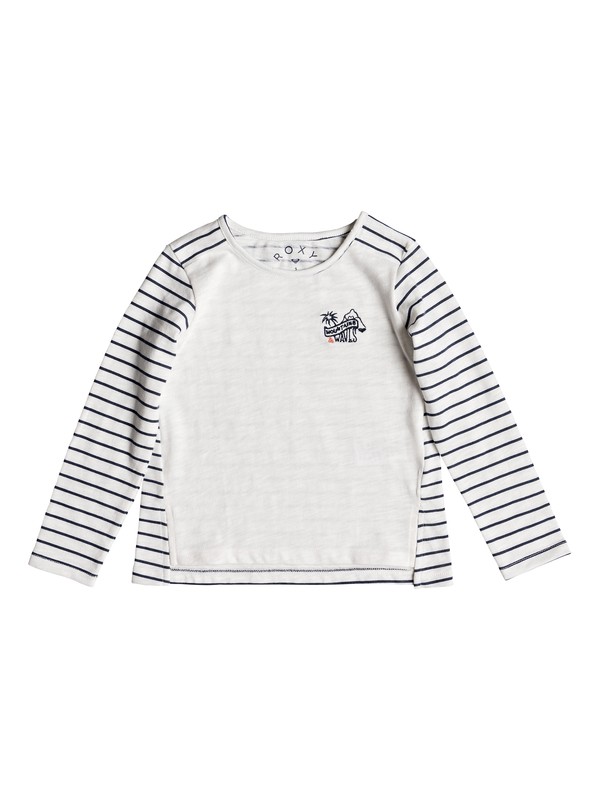 roxy, Playera de Manga Larga Blossom Roses Little Story, DRESS BLUES ROMANTIC STRIPES Y (btk5) 0 Playera de Manga Larga Blossom Roses Little Story Azul ERLZT03184 Roxy