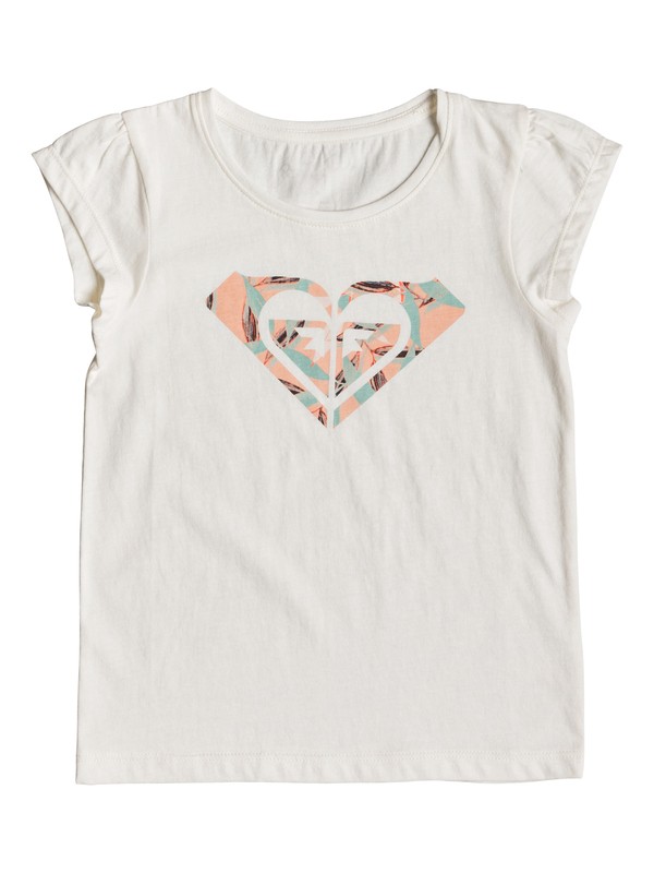 roxy, Girl's 2-6 Moid C Tee, MARSHMALLOW (wbt0) 0 Girl's 2-6 Moid C Tee White ERLZT03189 Roxy