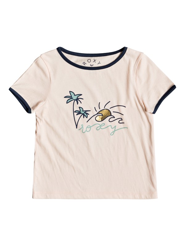 roxy, Girl's 2-6 Times Up B Tee, CLOUD PINK (mcw0) 0 Girl's 2-6 Times Up B Tee Pink ERLZT03200 Roxy