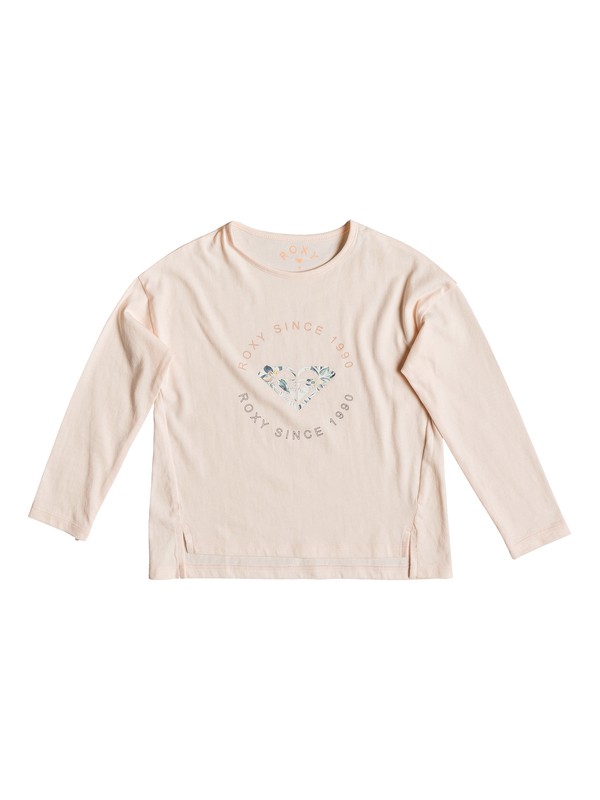 roxy, Girl's 2-6 Shape And Shadow A Long Sleeve Tee, CLOUD PINK (mcw0) 0 Girl's 2-6 Shape And Shadow A Long Sleeve Tee Pink ERLZT03203 Roxy