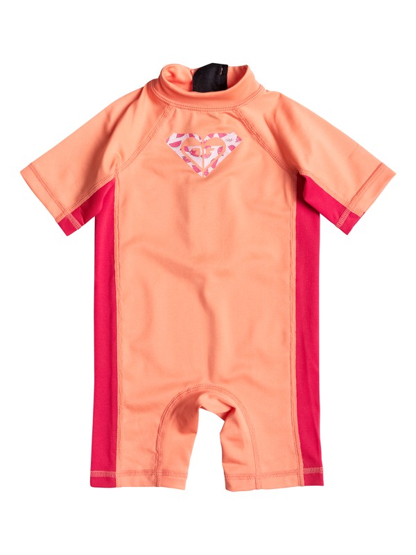 roxy, Baby So Sandy Springsuit, SUNKISSED CORAL/TOMATO RED (xppr) 0 Baby So Sandy Springsuit ERNWR03004 Roxy