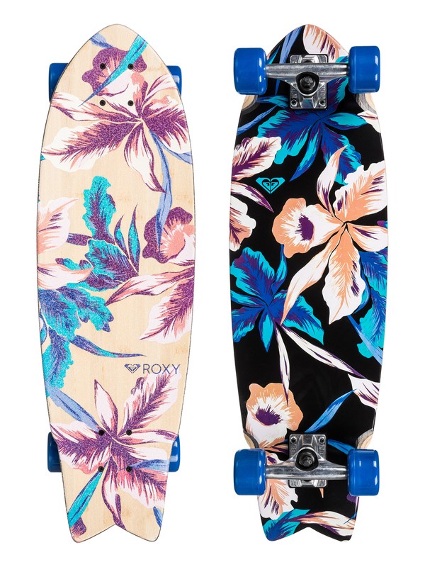 roxy, Hula 30" Swallowtail Skateboard, ASSORTED (ast) 0 Hula 30" Swallowtail Skateboard LE6130015 Roxy