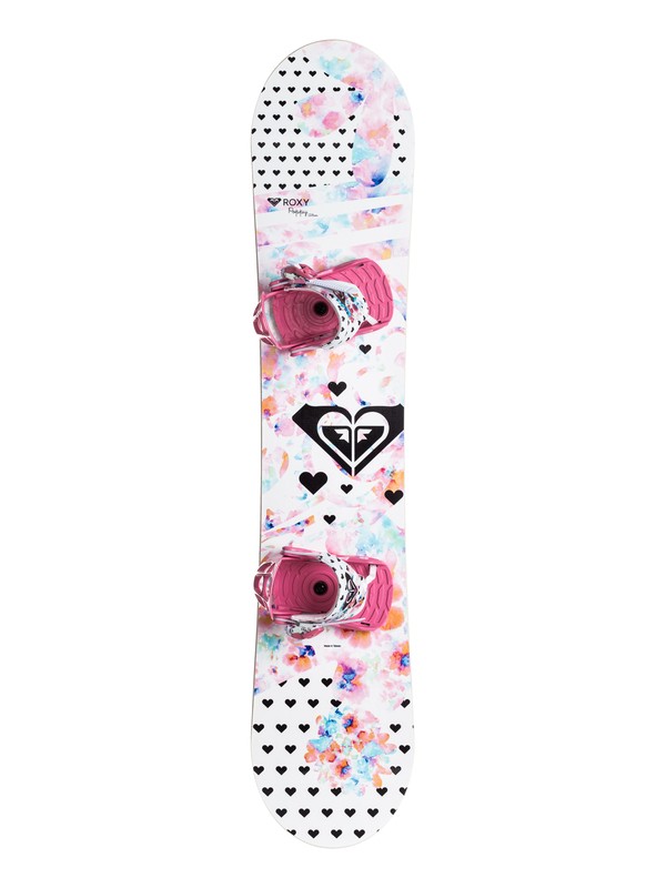 roxy, Girls Poppy Snowboard and Binding Package, ASSORTED (ast) 0 Girls Poppy Snowboard and Binding Package LE6231705 Roxy
