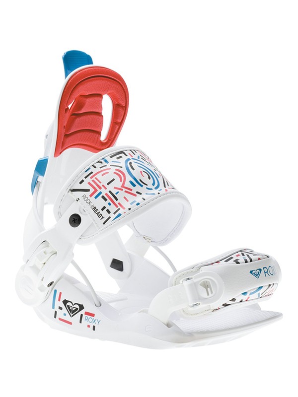 roxy, Girls Rock-It Ready Speed Entry Bindings, WHITE (wbb0) 0 Girls Rock-It Ready Speed Entry Bindings LE6234000 Roxy