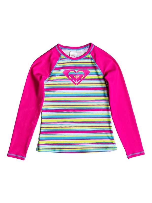 roxy, Girls 7-14 Island Tile Long Sleeve Rashguard, SWIM ISLAND STRIPES (gck3) 0 Girls 7-14 Island Tile Long Sleeve Rashguard PGRS60437 Roxy