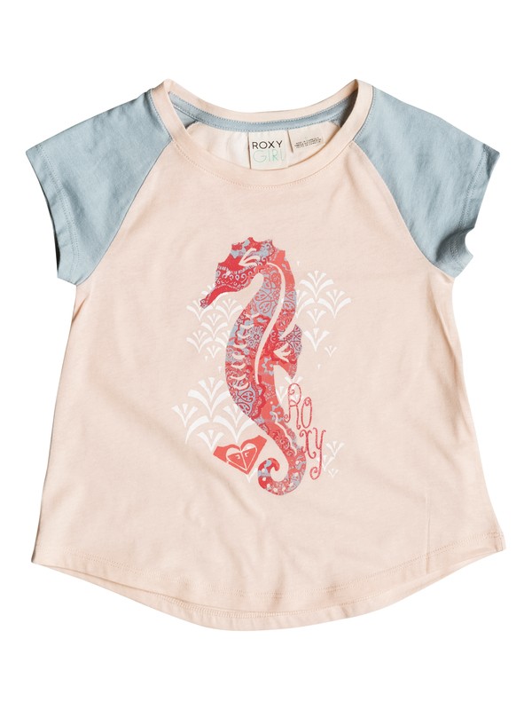 roxy, Girl's 2-6 Seahorse Tee, PALE PEACH (ndf0) 0 Girl's 2-6 Seahorse Tee PGRS61006 Roxy