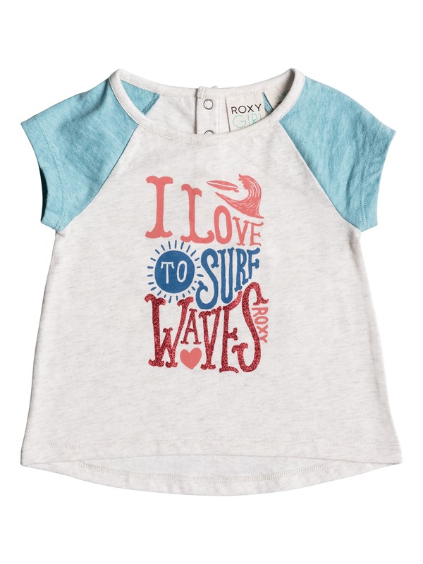 roxy, Baby Point Break Short Sleeves, METRO HEATHER (tenh) 0 Baby Point Break Short Sleeves PGRS61181 Roxy