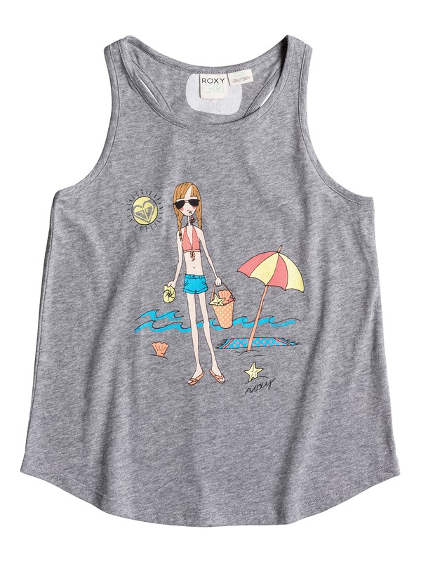 roxy, SEASHELL SEASHORE TANK, HERITAGE HEATHER (sgrh) 0 SEASHELL SEASHORE TANK PGRS61211 Roxy
