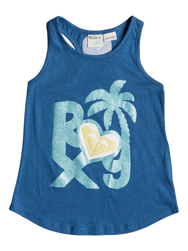 roxy, Girls 2-6 Dawn Patrol Tank, OCEAN (bqp0) 0 Girls 2-6 Dawn Patrol Tank PGRS61226 Roxy
