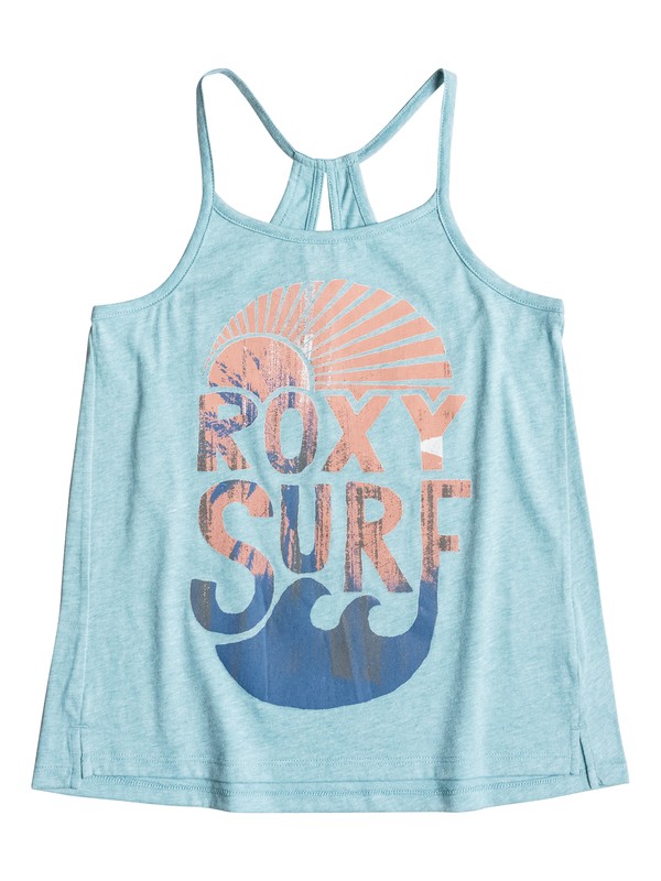 roxy, Girls 7-14 Epic Rays Tank, CAMEO BLUE HEATHER (bjeh) 0 Girls 7-14 Epic Rays Tank PGRS61267 Roxy