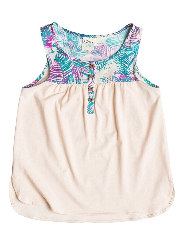 roxy, Girls 7-14 Starboard Sleeveless Top, PALE PEACH HEATHER (ndfh) 0 Girls 7-14 Starboard Sleeveless Top PGRS61567 Roxy