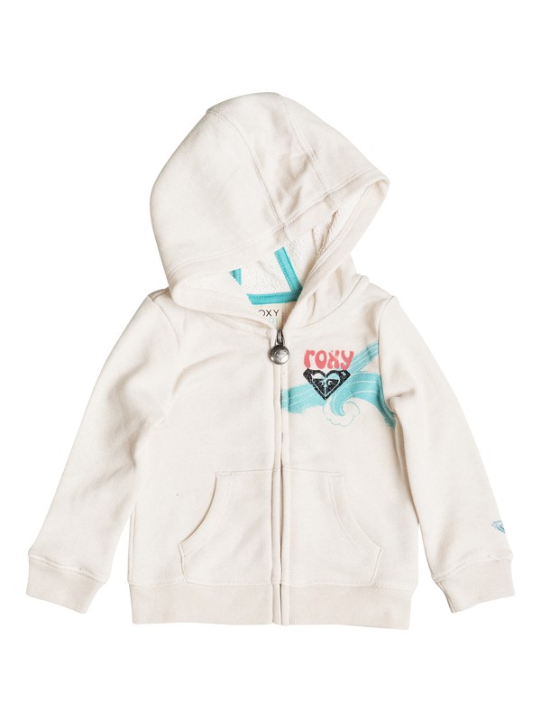 roxy, Baby Sunny Zip-Up Hoodie, METRO HEATHER (tenh) 0 Baby Sunny Zip-Up Hoodie PGRS62071 Roxy