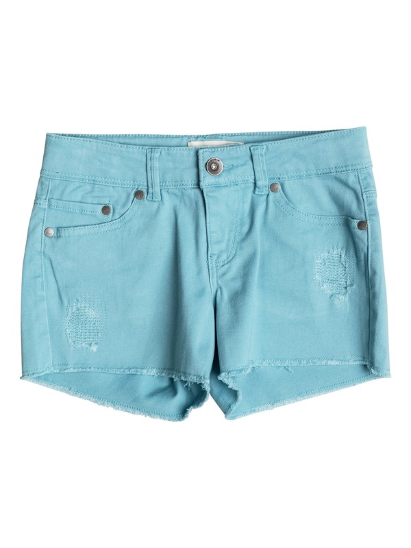 roxy, Girls 7-14 Sandcastle Denim Shorts, CAMEO BLUE (bje0) 0 Girls 7-14 Sandcastle Denim Shorts PGRS65127 Roxy