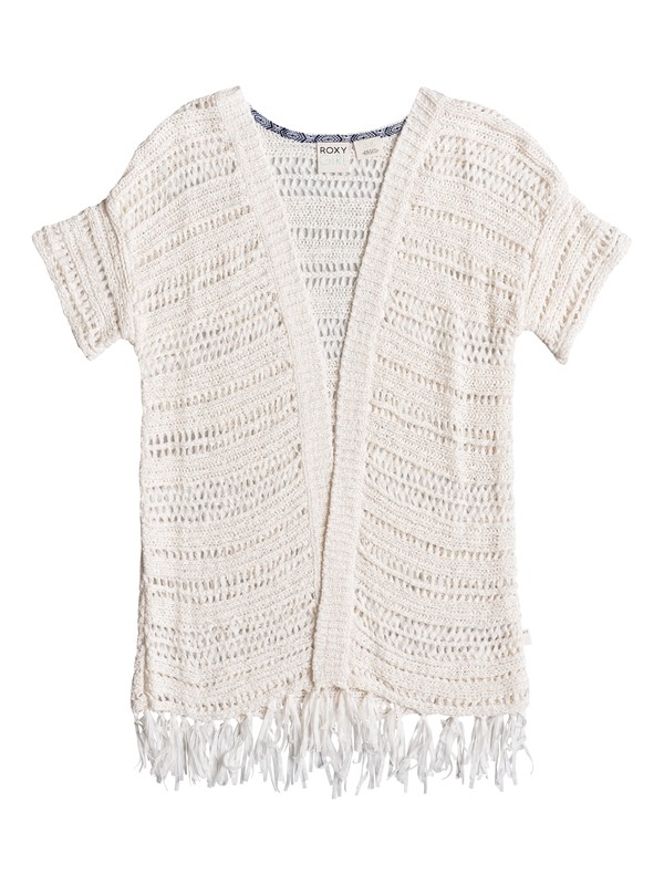 roxy, Girls 7-14 Fisherman Cardigan, SEASPRAY HEATHER (wbsh) 0 Girls 7-14 Fisherman Cardigan PGRS66007 Roxy