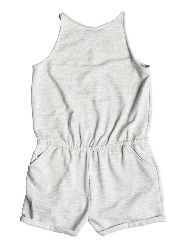 roxy, Girls 7-14 Plant A Romper, HEATHER SILVER (sjjh) 0 Girls 7-14 Plant A Romper PGRS68077 Roxy