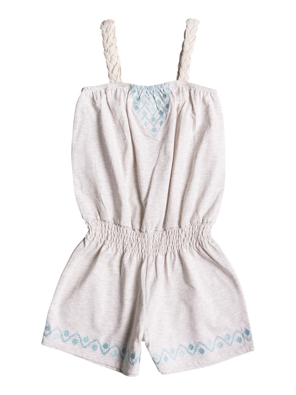 roxy, Baby Destination Romper, METRO HEATHER (tenh) 0 Baby Destination Romper PGRS68091 Roxy