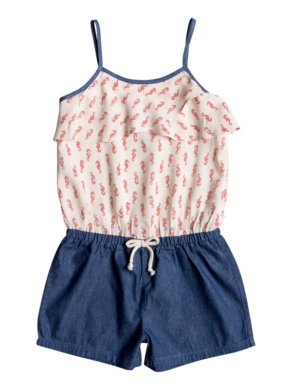 roxy, Girls 7-14 Rip Current Romper, SEA HORSES (mje6) 0 Girls 7-14 Rip Current Romper PGRS68347 Roxy