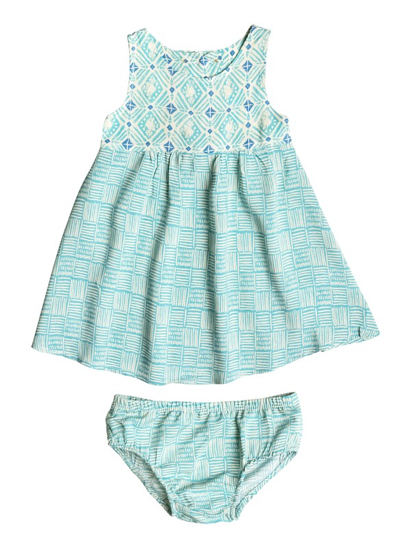roxy, Baby Breezy Bay Sleeveless Dress, BLUE PATCHWORK (bje6) 0 Baby Breezy Bay Sleeveless Dress PGRS68421 Roxy