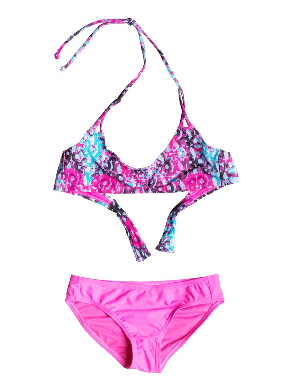roxy, Girls 7-14 Altered Destination Bikini, ALTERED DESTINATION (mht6) 0 Girls 7-14 Altered Destination Bikini PGRS68617 Roxy