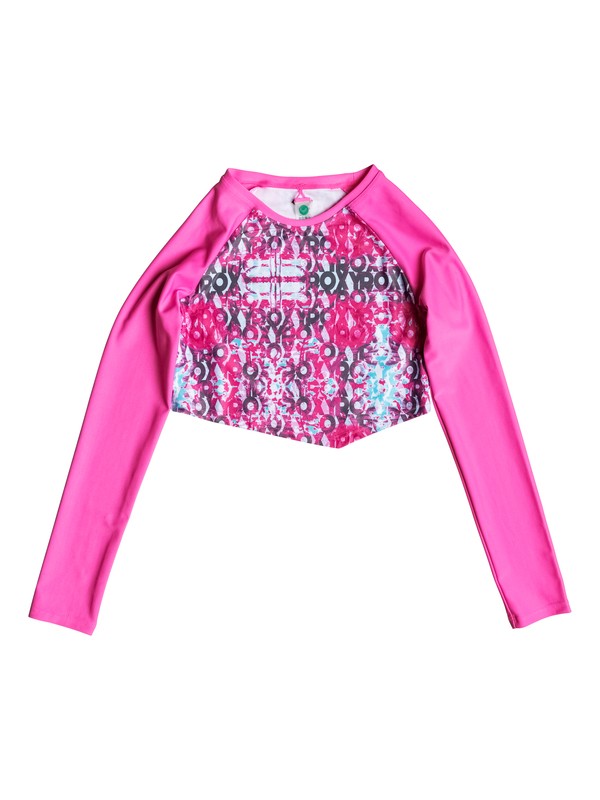 ALTERED CROPPED RG PGRS68647 0 Girls 7-14 Altered Destination Cropped Long Sleeve Rashguard PGRS68647 Roxy