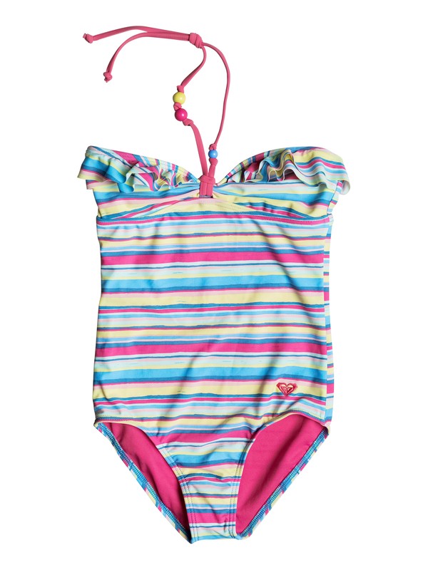 roxy, Baby Island Tiles One-Piece Swimsuit, SWIM ISLAND STRIPES (gck3) 0 Baby Island Tiles One-Piece Swimsuit PGRS68731 Roxy