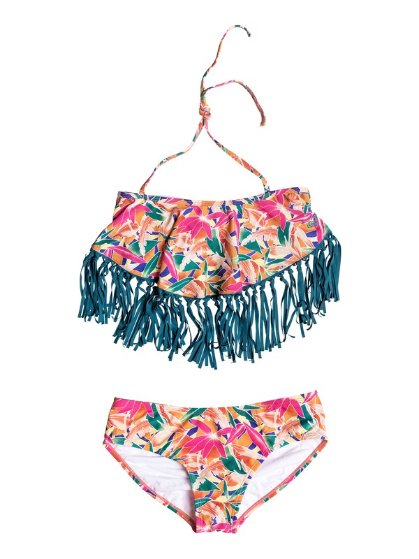 roxy, Girl's 7-14 Boho Island Bandana Bikini Set, BOHO ISLAND (pqf6) 0 Girl's 7-14 Boho Island Bandana Bikini Set PGRS68877 Roxy