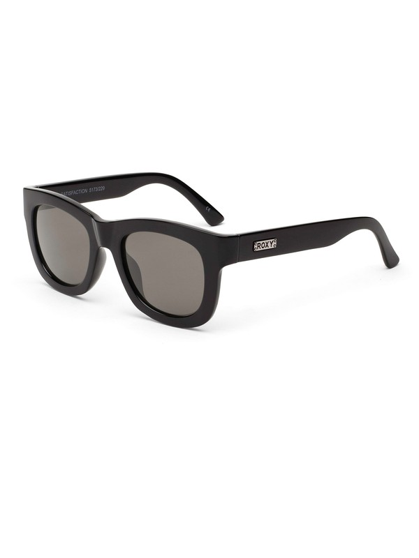 roxy, Satisfaction Sunglasses, SHINY BLACK/GREY (b07) 0 Satisfaction Sunglasses REWN016 Roxy
