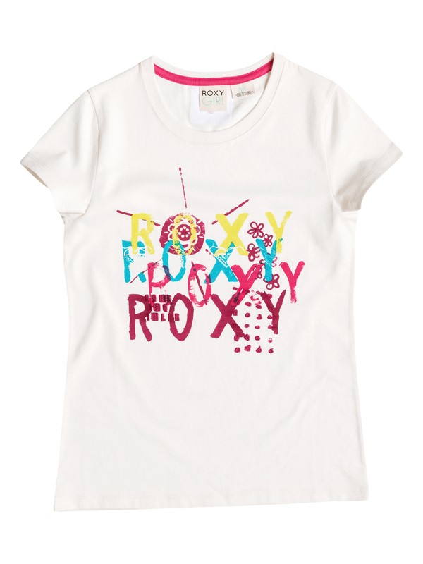 roxy, Girl's 7-14 Sunburst Sun Tee, Whisper White (wcf0) 0 Girl's 7-14 Sunburst Sun Tee RRF51317 Roxy