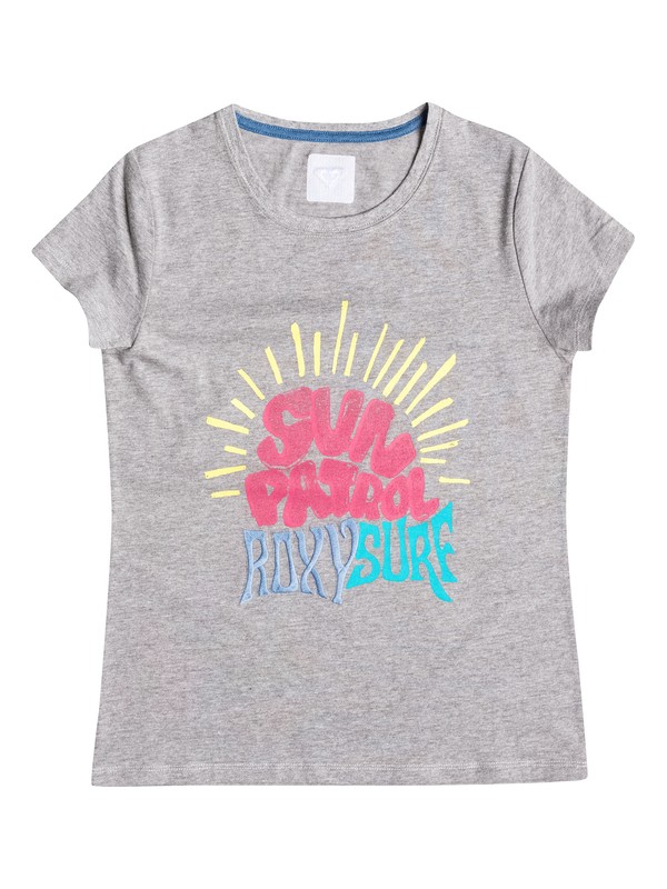 roxy, Girl's 2-6 Sun Patrol Tee, Highrise-h (sgrh) 0 Girl's 2-6 Sun Patrol Tee RRF51366 Roxy